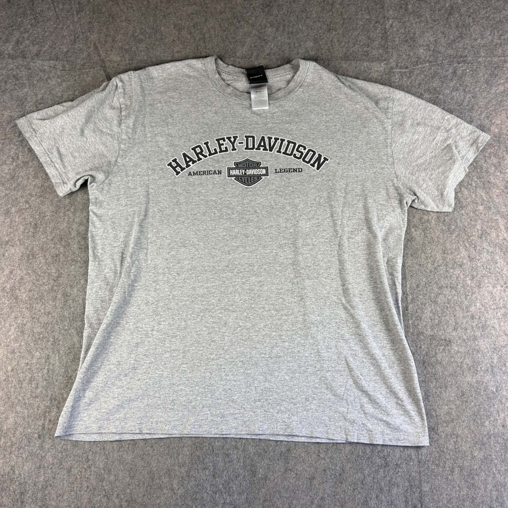 Harley-Davidson‎ Shirt Men's XL Roeder Monroeville Sandusky Ohio Graphic Gray - Picture 2 of 6